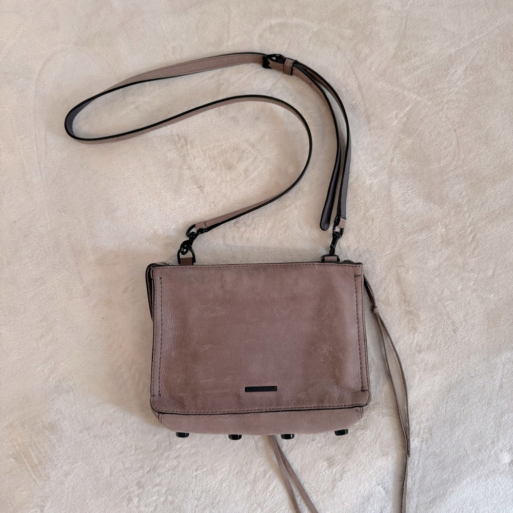 Rebecca Minkoff Suede Avery Crossbody Shoulder bag